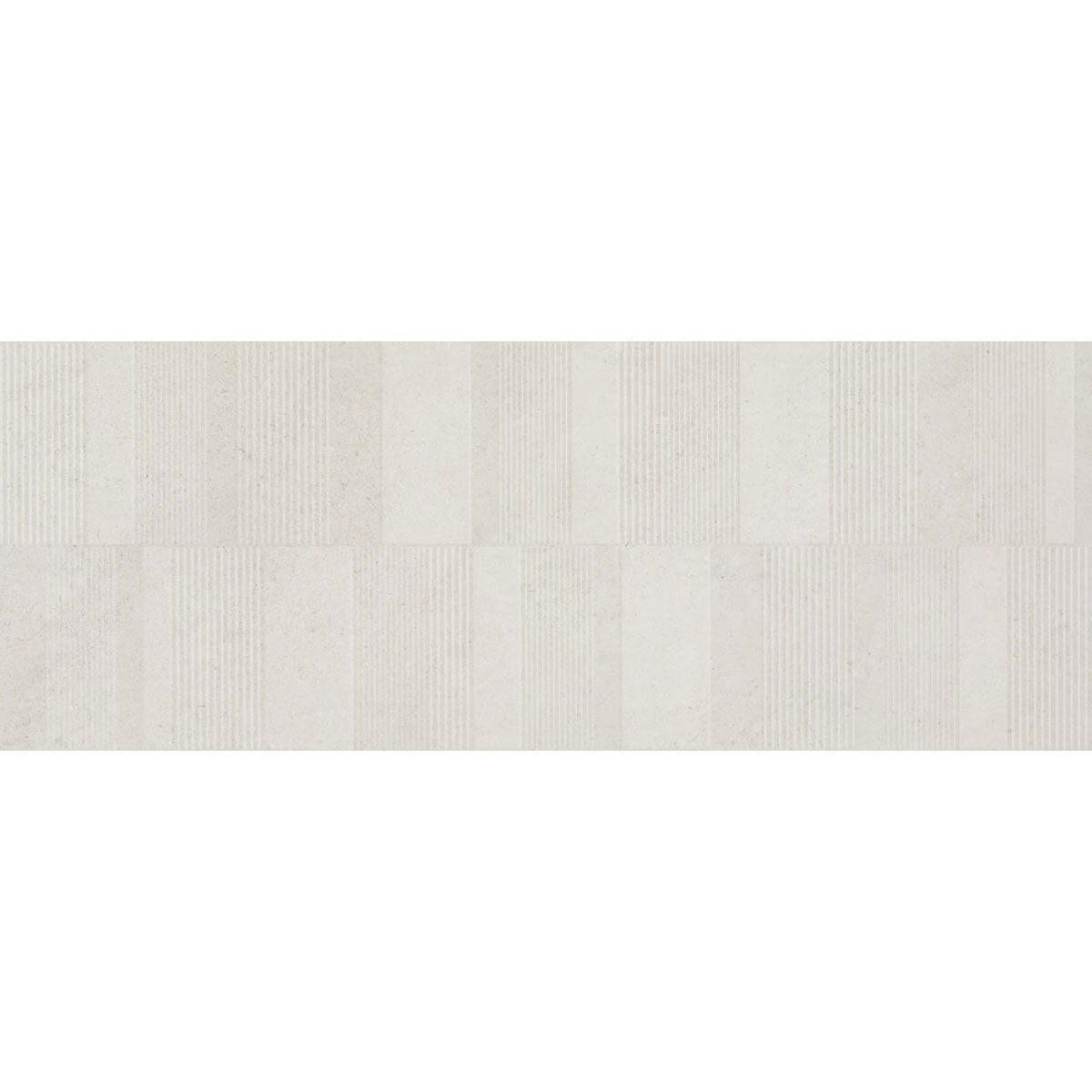 Porcelanato Revestimiento 45X120 Mate Blanco Decorado Linea 