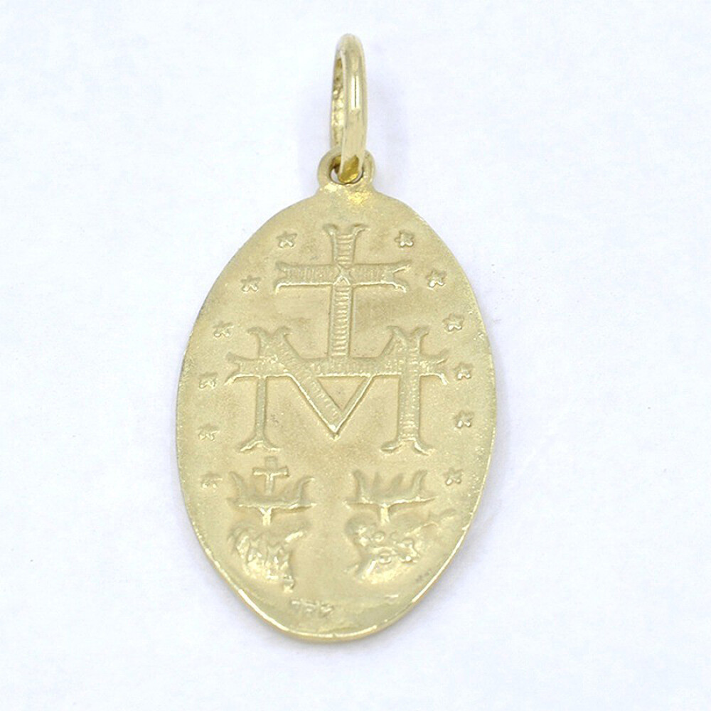 Medalla Virgen Milagrosa En Oro 18K Medalla Virgen Milagrosa En Oro 18K