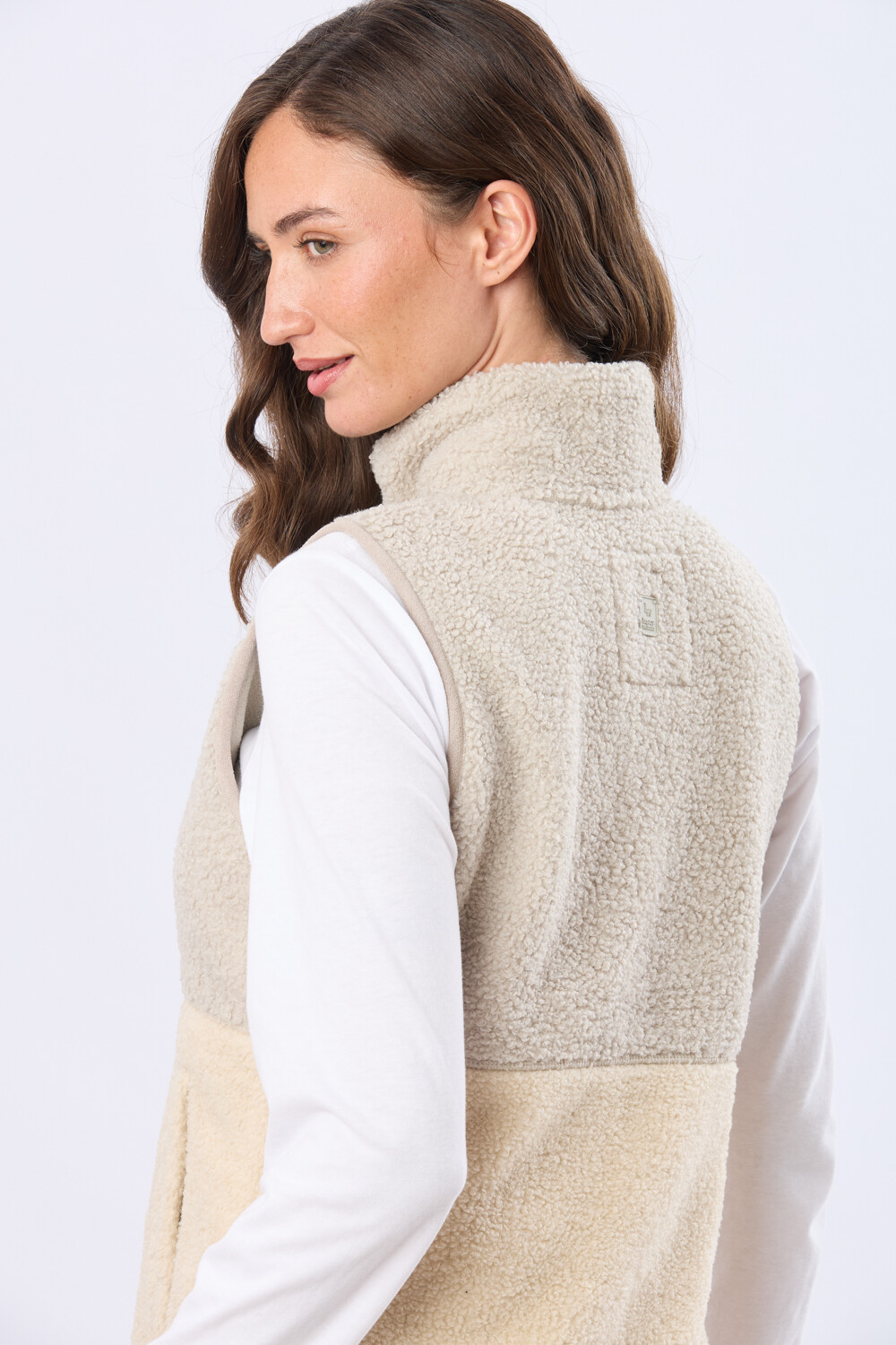 CHALECO DE SHERPA Gris
