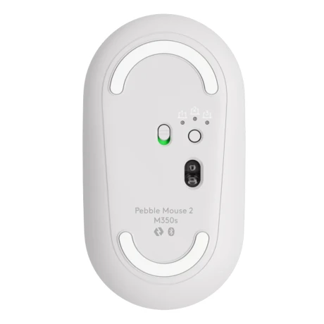 Mouse Pebble Bluetooth M350s White Mouse Pebble Bluetooth M350s White