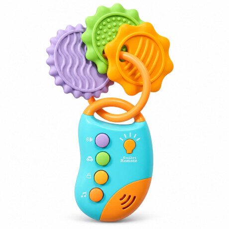 Juguete Control Remoto Bebé Llaves Musical Educativo Huanger Celeste