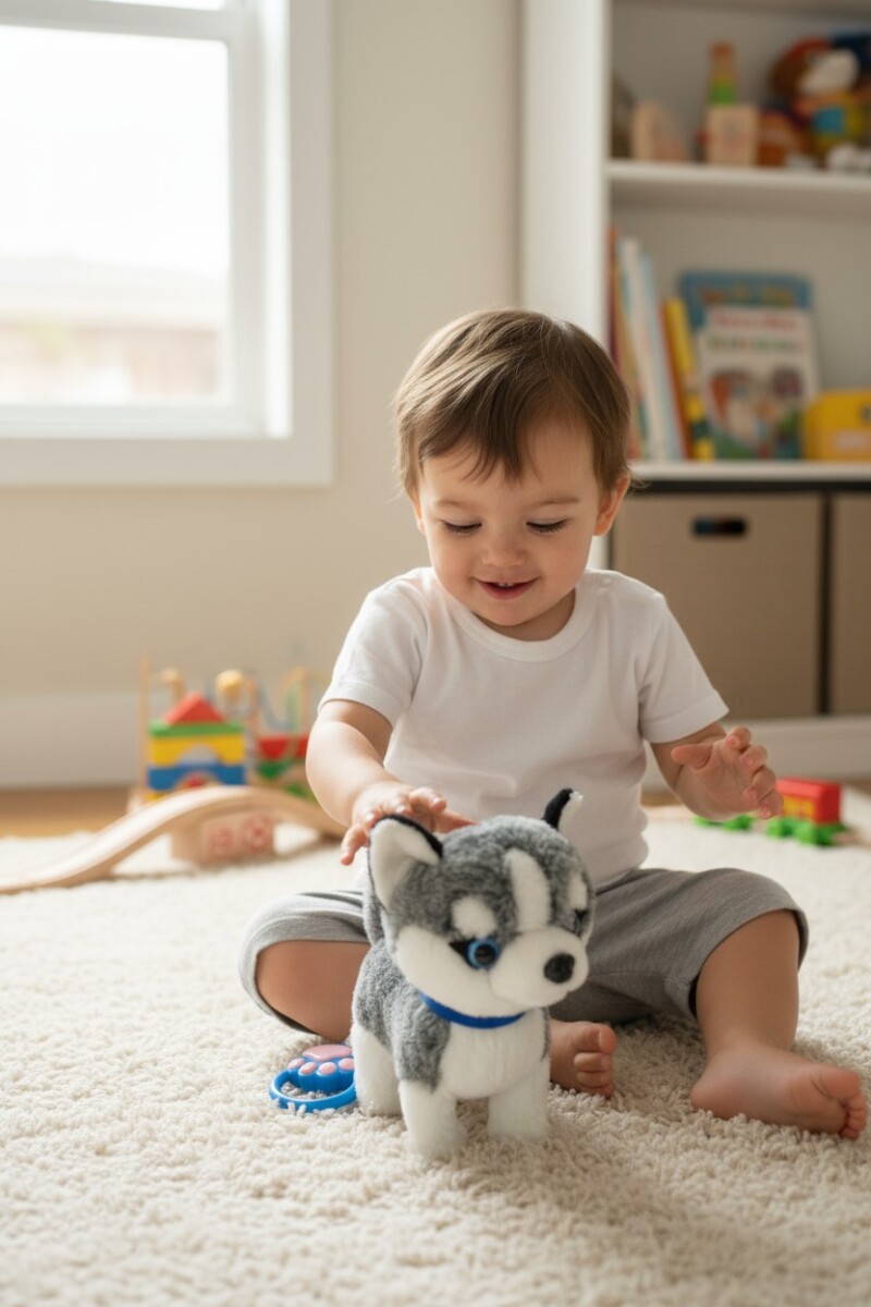 Perro cachorro interactivo mod. deluxe - HUSKY 