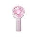 Ventilador mini con soporte rosa