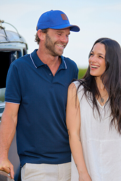 Remera Polo Tranquera Azul