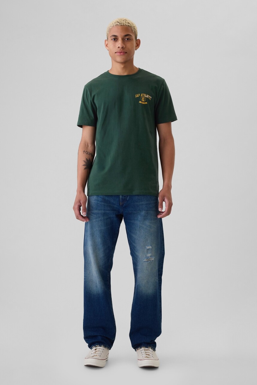 Remera Gráfico Hombre Essex Green 702