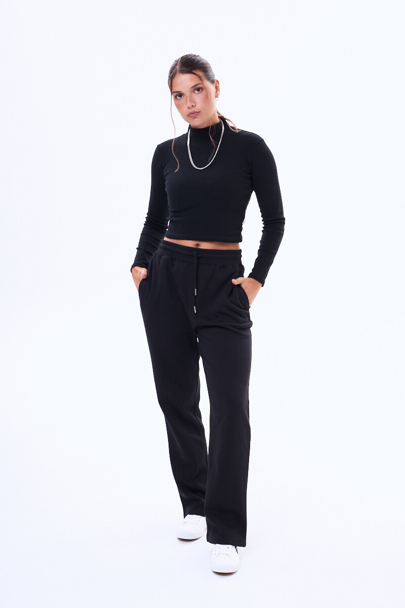 Pantalon felpa Filandia Negro