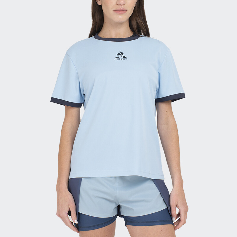 Remera Le Coq Sportif Tennis Classic Azul
