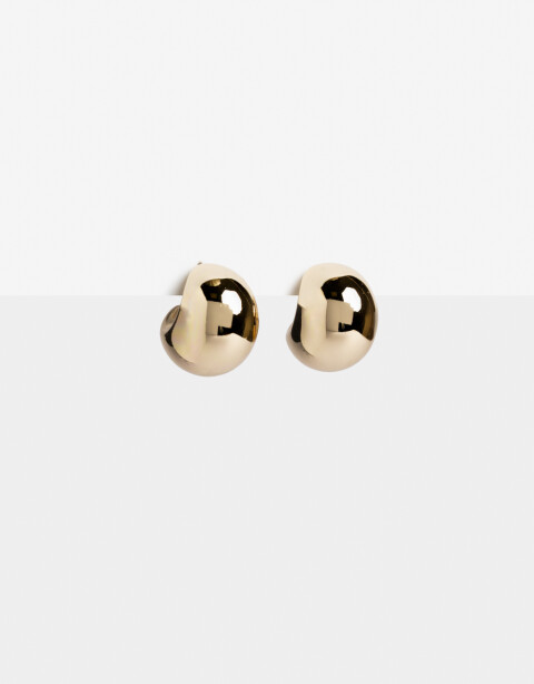 Aros Argollas Metal Argollas Metal Bold - Dorado