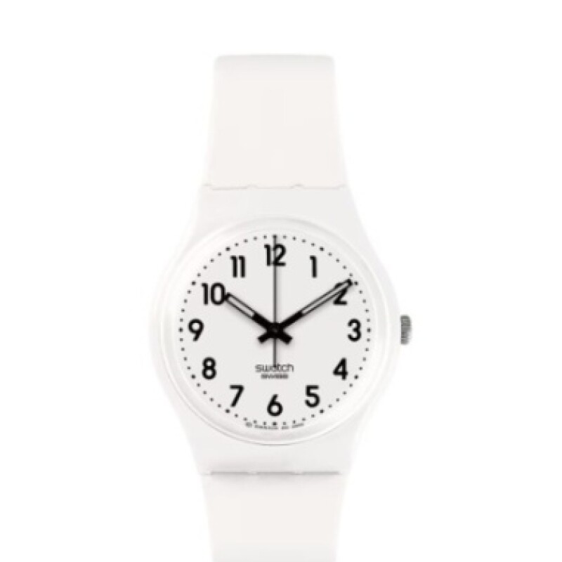 Reloj Swatch SO28W107 en siliocona blanca Blanco