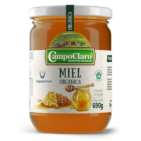 Miel Campo Claro Orgánica 690g Miel Campoclaro Organica 690g