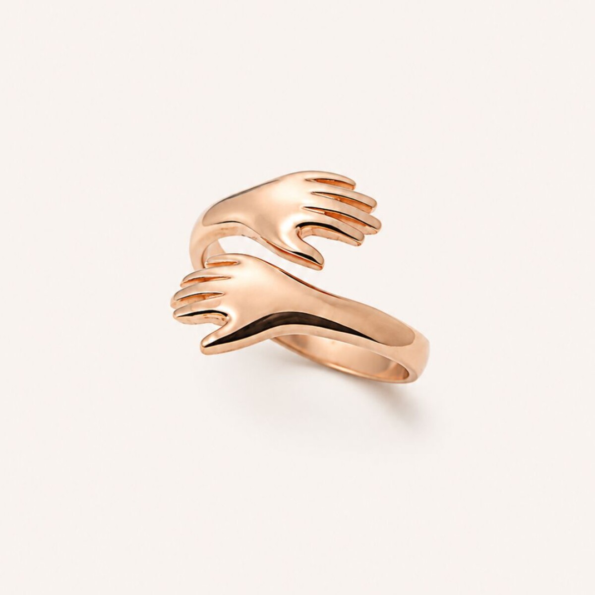 Anillo Hug - Plata y Baño 