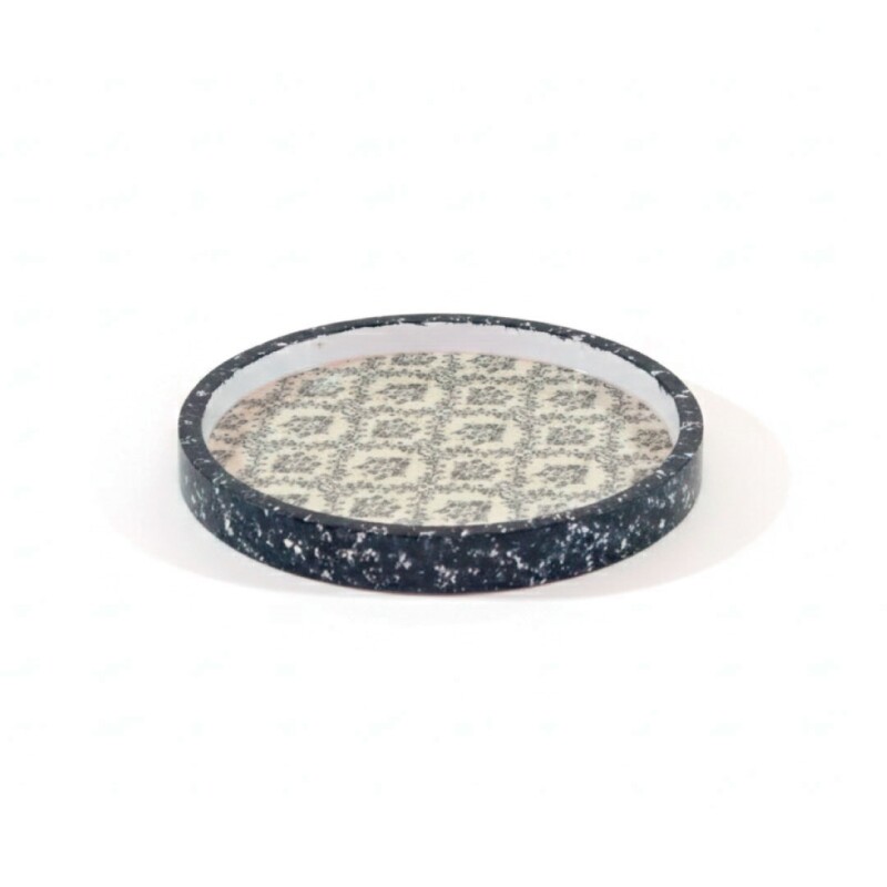 Fuente De Madera Con Diseño Esmaltado Grande-LARA27739 FUENTE DE MADERA CON DISEÑO ESMALTADO GRANDE LARA27739