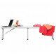 Mesa Plegable Para Jardín Camping Maleta Halff Bench 180 Mesa Plegable Para Jardín Camping Maleta Halff Bench 180