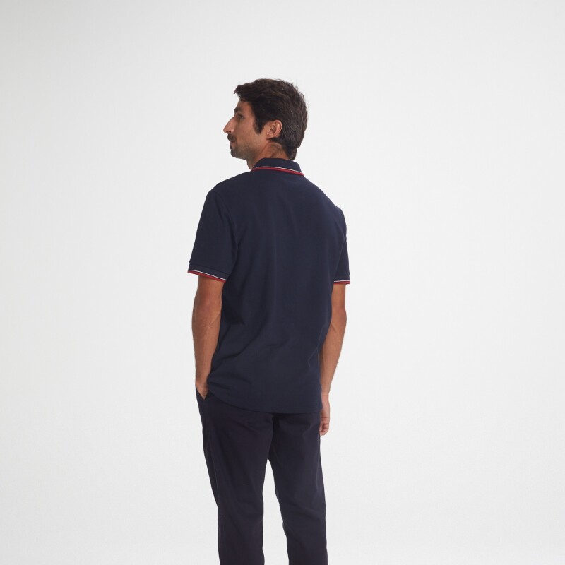 CAMISA POLO MM MASC AZUL ESCURO