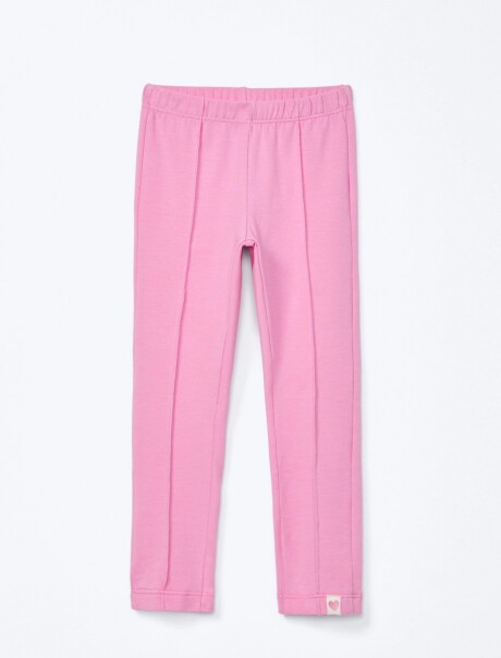 CALZA INFANTIL DE ALGODÓN ROSA
