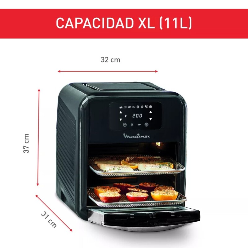 Horno Freidora De Aire Easy Fry 11 Moulinex Horno Freidora De Aire Easy Fry 11 Moulinex