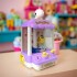 Máquina Infantil Grúa Agarra Juguetes Peluches Con Sonido Ax Variante Color Violeta