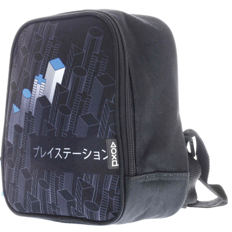 Lanchera Play Station Mochila Play Negro - Azul