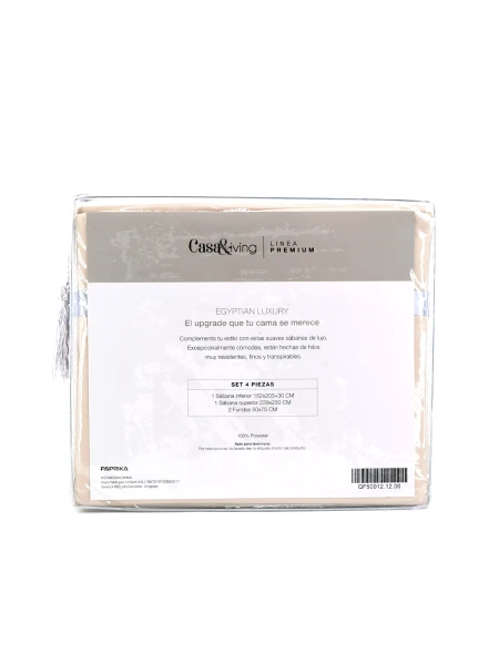 SABANAS JUEGO EGYPTIAN BEIGE