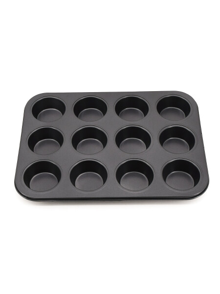 MOLDE 12 CUPCAKES LINEA SIDE NEGRO