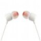 AURICULARES JBL HEADPHONE T110 IN EAR Auriculares Cableados JBL Tune T110 Con Micrófono - White