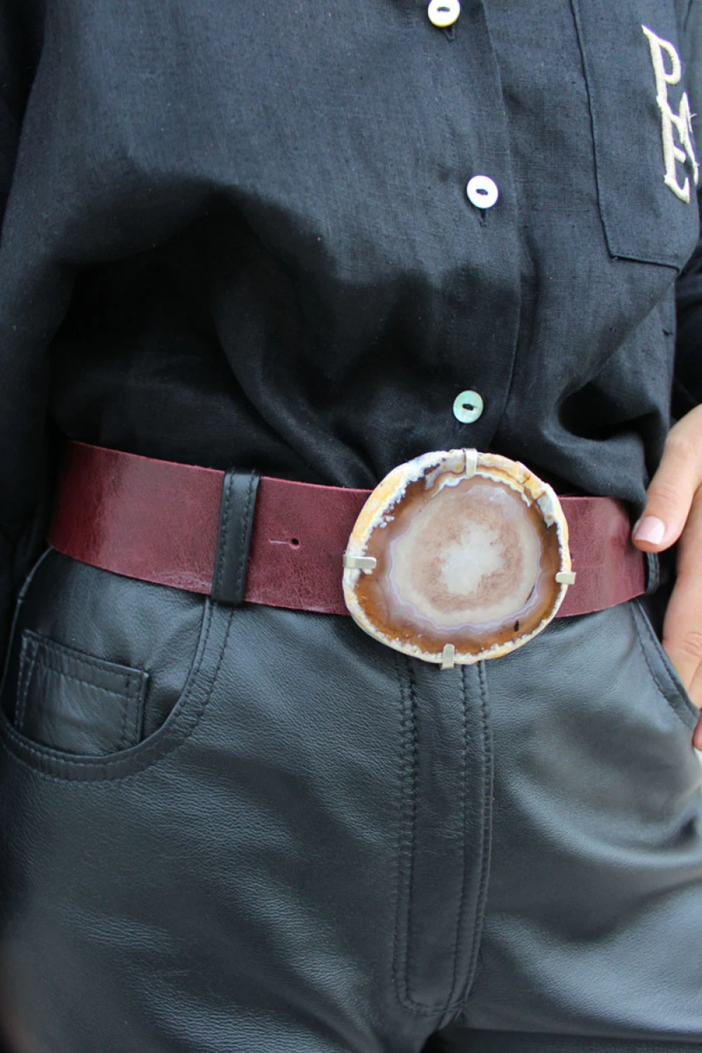 Cinto piedra reversible