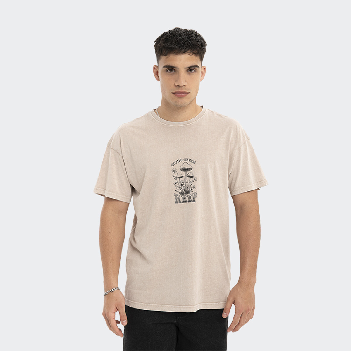 Remera Reef Oversize - Beige 