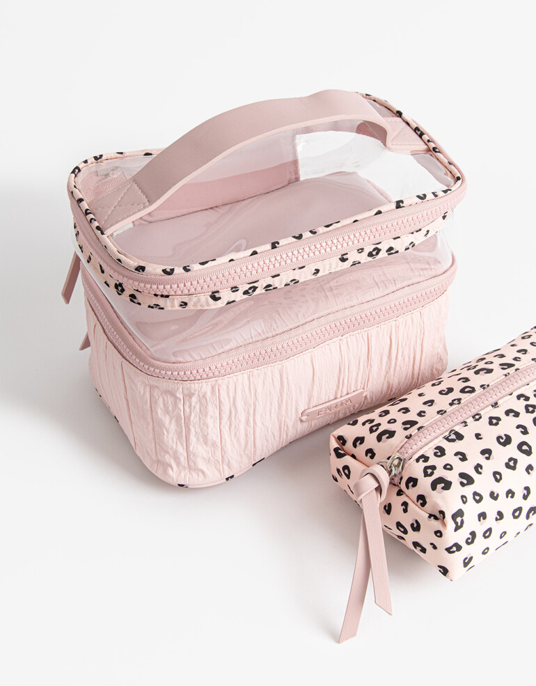 Porta Cosméticos Set De Portacosméticos - Rosa Bebe