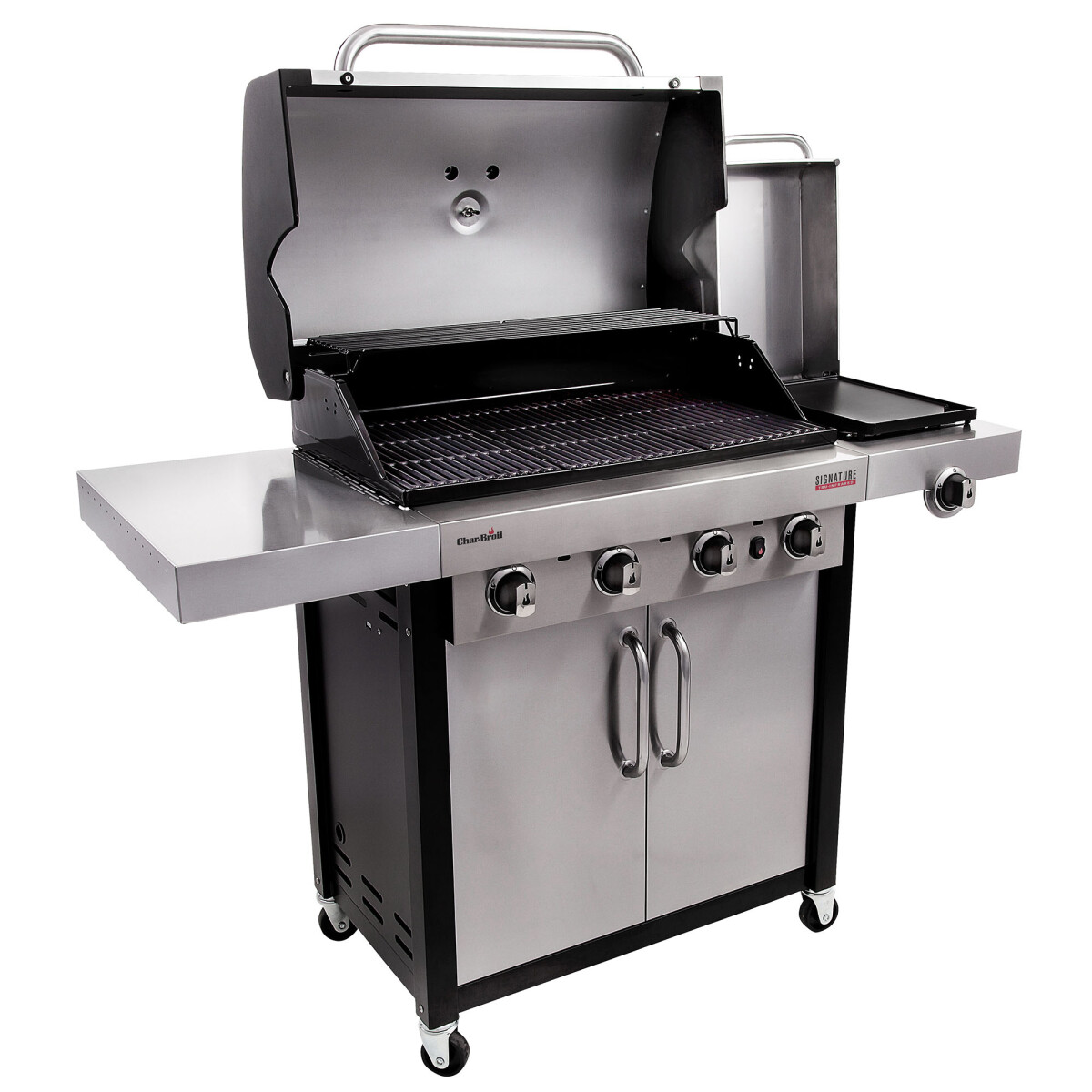 CHAR BROIL - ACERO-INOXIDABLE GRIS BARBACOA A GAS SERIE 525 