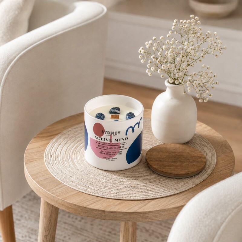 Vela Aromatica Sydney 250g Madreselva & Flores