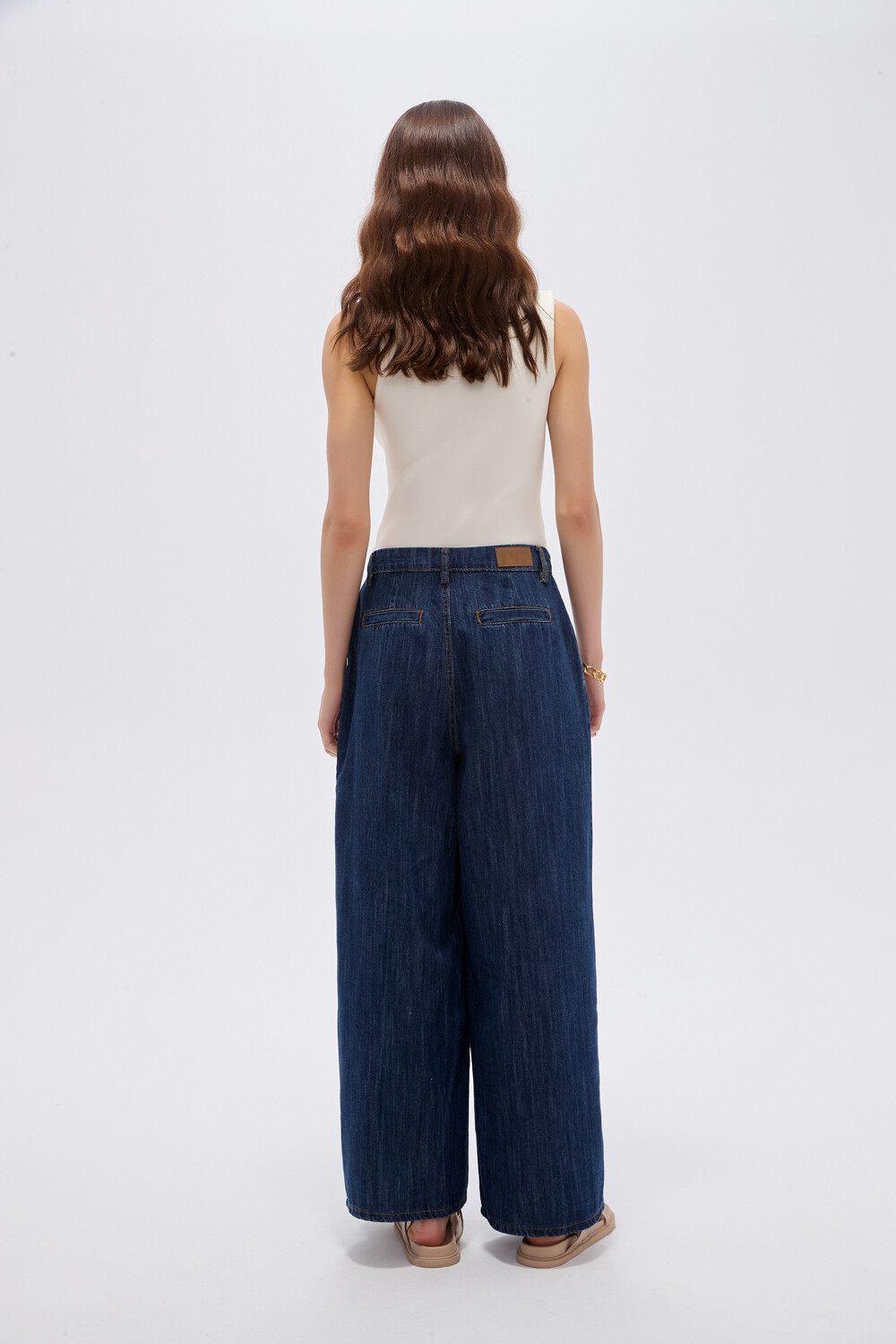 Pantalon Ariamo Azul Oscuro