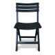 Silla Plegable Simil Madera Jardin Camping Parrilla 35x42x80 Negro