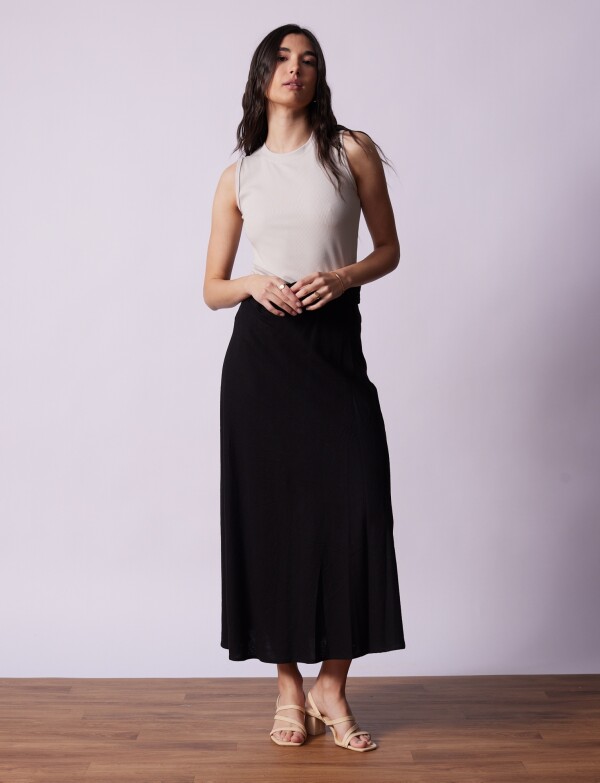 Falda Lino NEGRO
