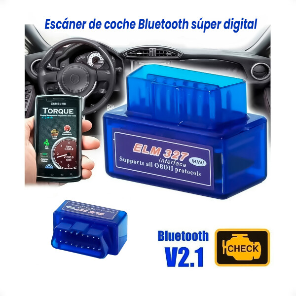 Escáner Automotriz V2.1 OBD2 Escáner Automotriz V2.1 OBD2