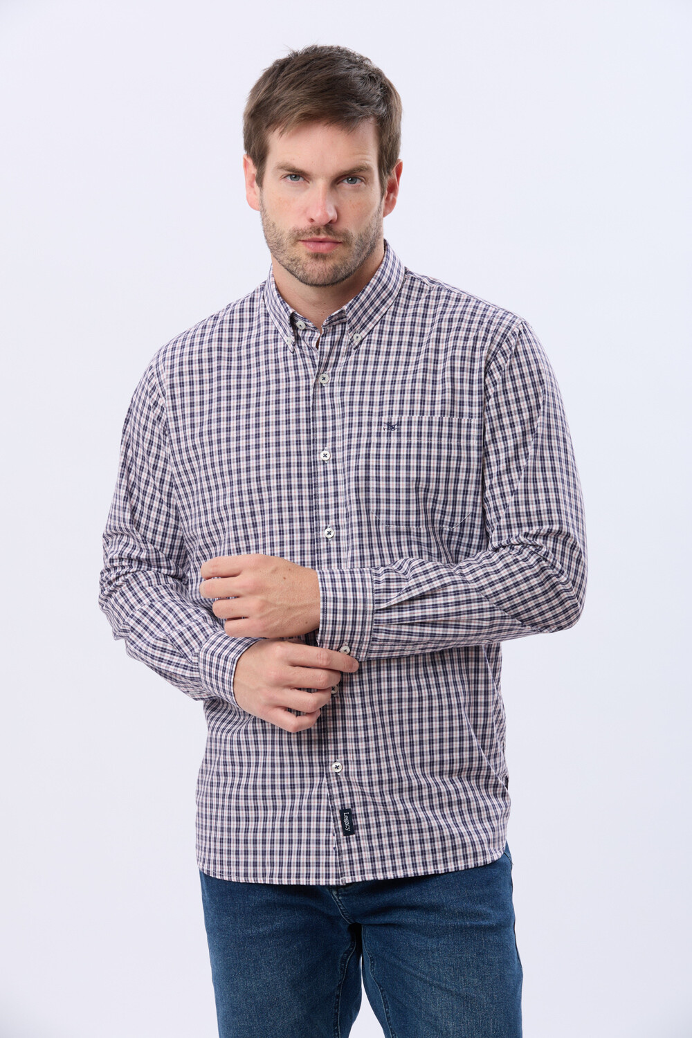 CAMISA SPORT A CUADROS Rojo