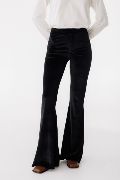 PANTALÓN OXFORD VELVET Negro