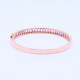 Pulsera oro 18k con corindones rosa y brillantes. Pulsera oro 18k con corindones rosa y brillantes.