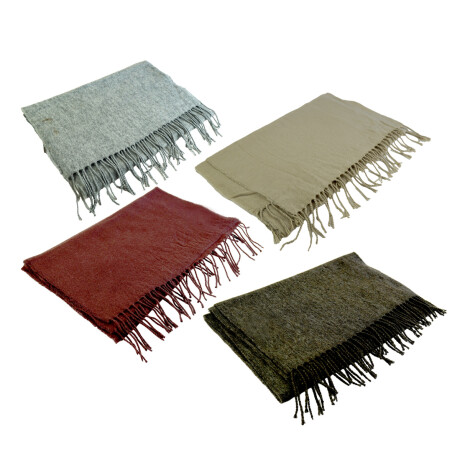 BUFANDA LANILLA LISA C/FLECOS BUFANDA LANILLA LISA C/FLECOS