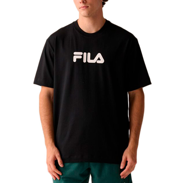 Fila Remera manga corta Comfort letter Negro - Hombre Negro