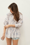 CAMISA ANDALUCIA MAUVE BLUE BLOSSOM CAMISA ANDALUCIA MAUVE BLUE BLOSSOM
