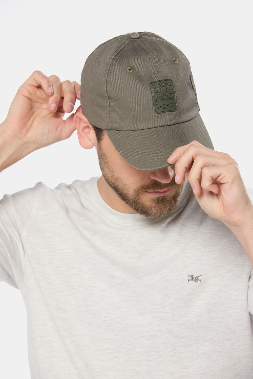 GORRO VISERA DE LONA Verde