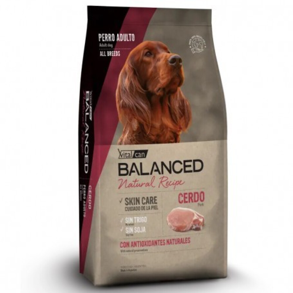 ALIMENTO PERROS BALANCED NATURAL CERDO 3KG ALIMENTO PERROS BALANCED NATURAL CERDO 3KG