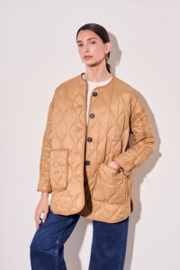 Campera Capitoneada Reversible Camel