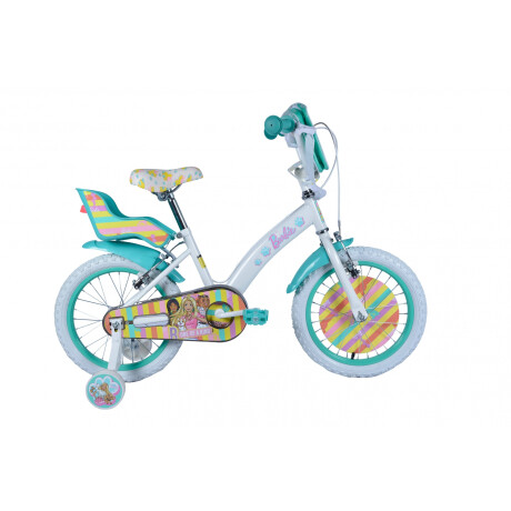 BICICLETA BARBIE NIÑA NIÑO RODADO 16 - BLANCA Bicicleta Barbie Niña Niño Rodado 16 - Blanca