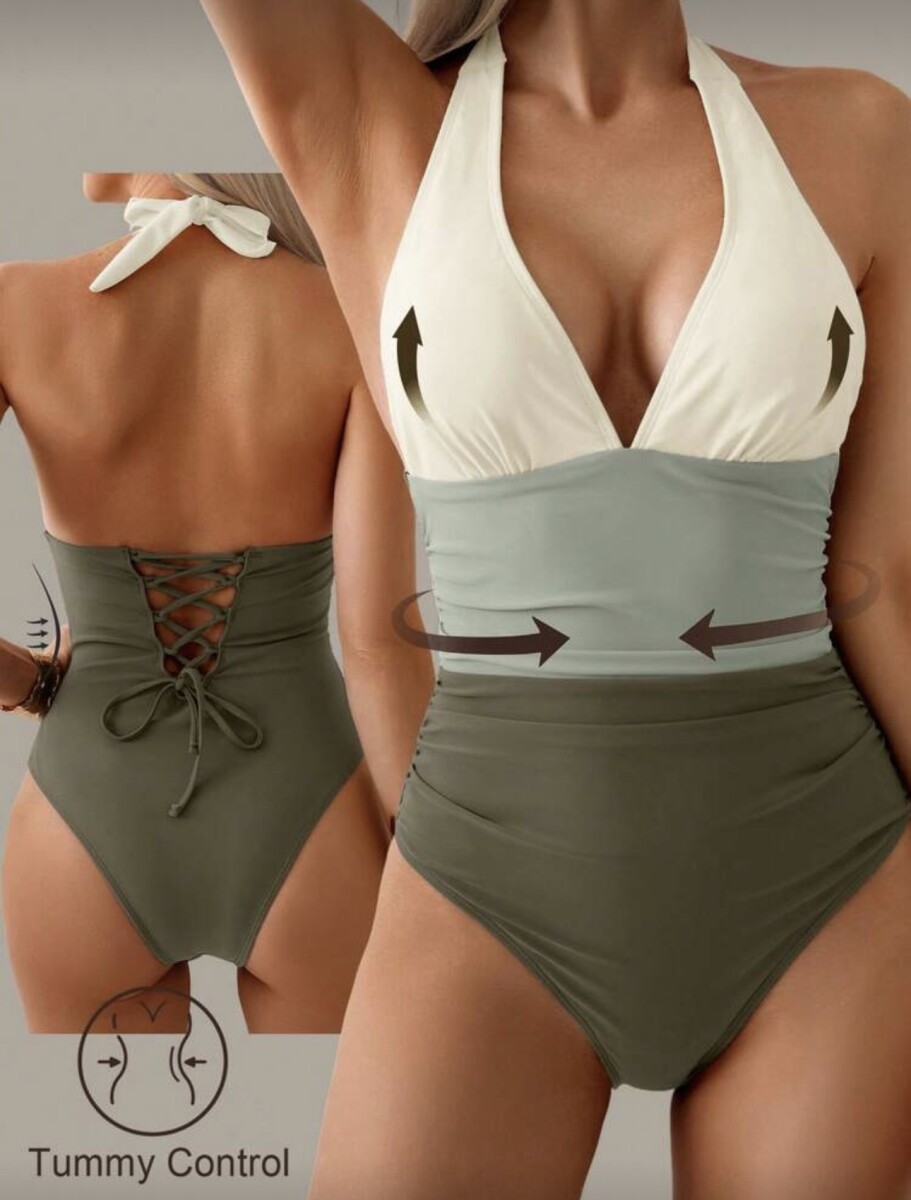 Enteriza modeladora AMANDA - Verde 