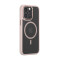 Protector Case con Borde Anti-Shock Joy Elegant Magnetic para iPhone 15 Pink sand