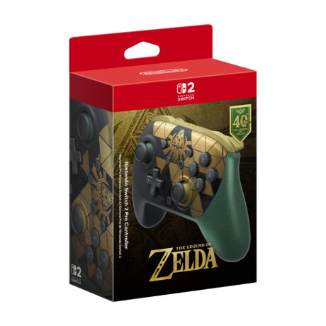 Pre Venta - Pro Controller Switch 2 The Legend of Zelda – Edición Limitada 40 Aniversario Pre Venta - Pro Controller Switch 2 The Legend of Zelda – Edición Limitada 40 Aniversario