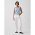SL SQNK SHELL TOP - RR STRIPE LIGHT WASH