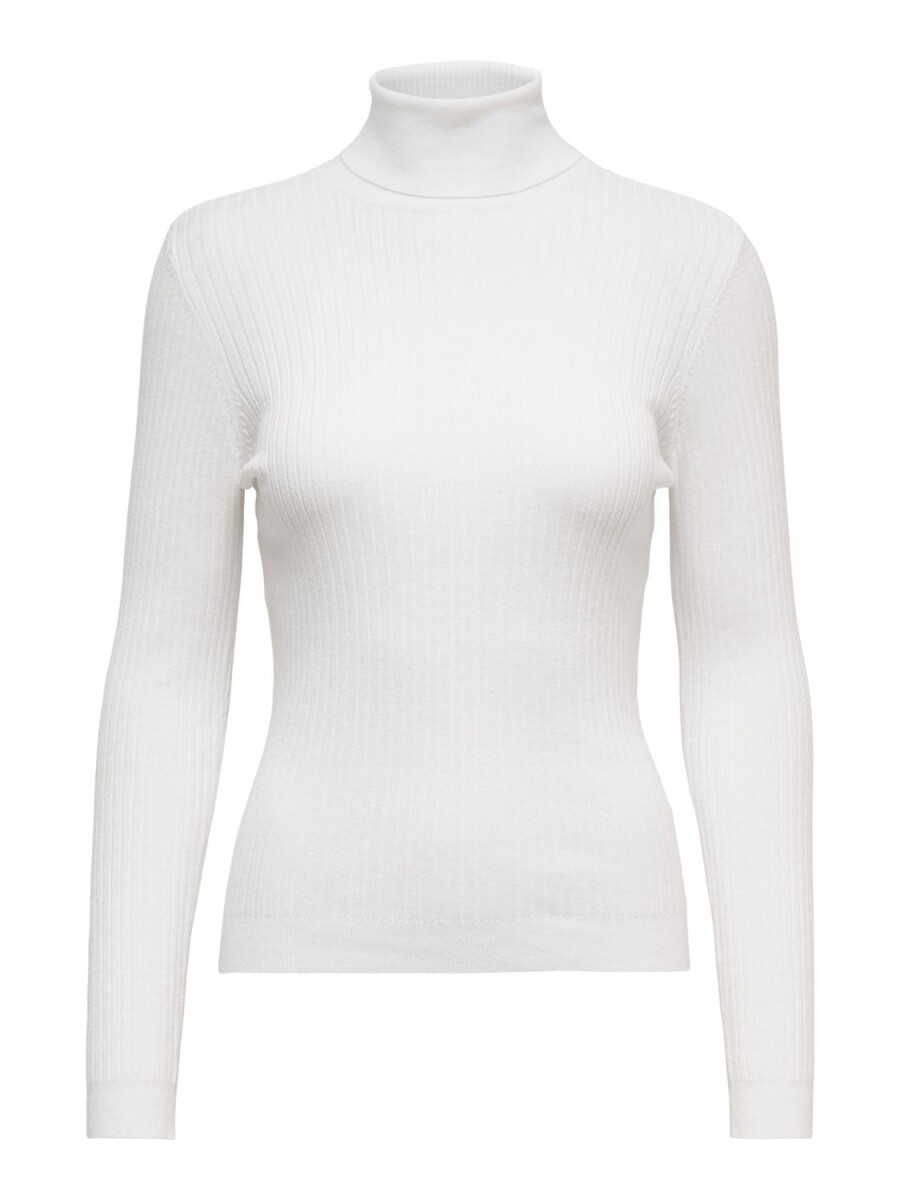 Sweater Karol Cuello Subido - Bright White 