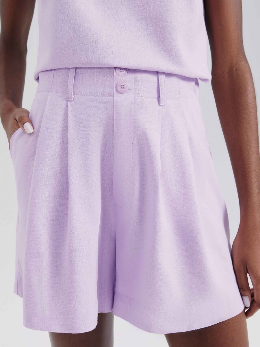 SHORT DE SASTRE - LILA 